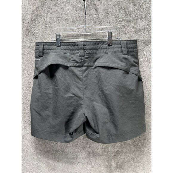Columbia OMNI-SHADE 10 Gray 100% Nylon Stretch Pocket Outdoor Hiking Shorts - Picture 4 of 5
